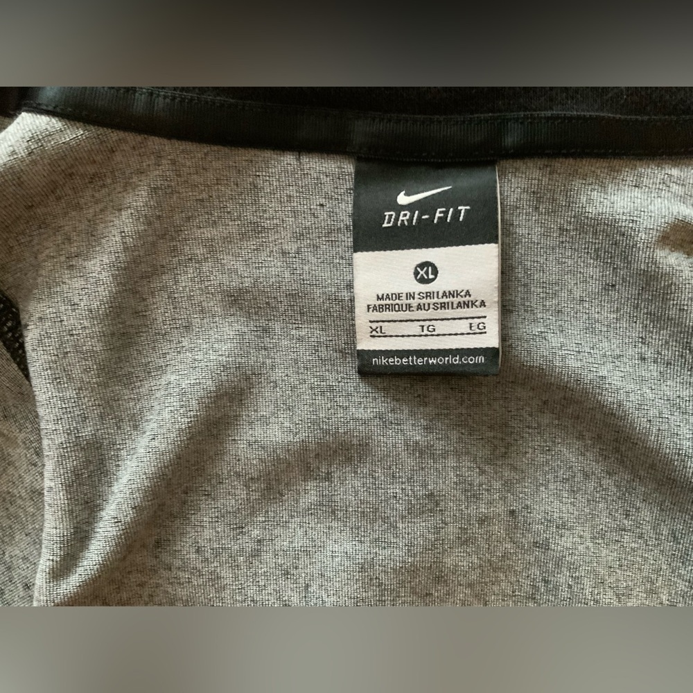 Nike Women's Dark Charcoal Full-Zip Bomber Jacket - Picture 9 of 9